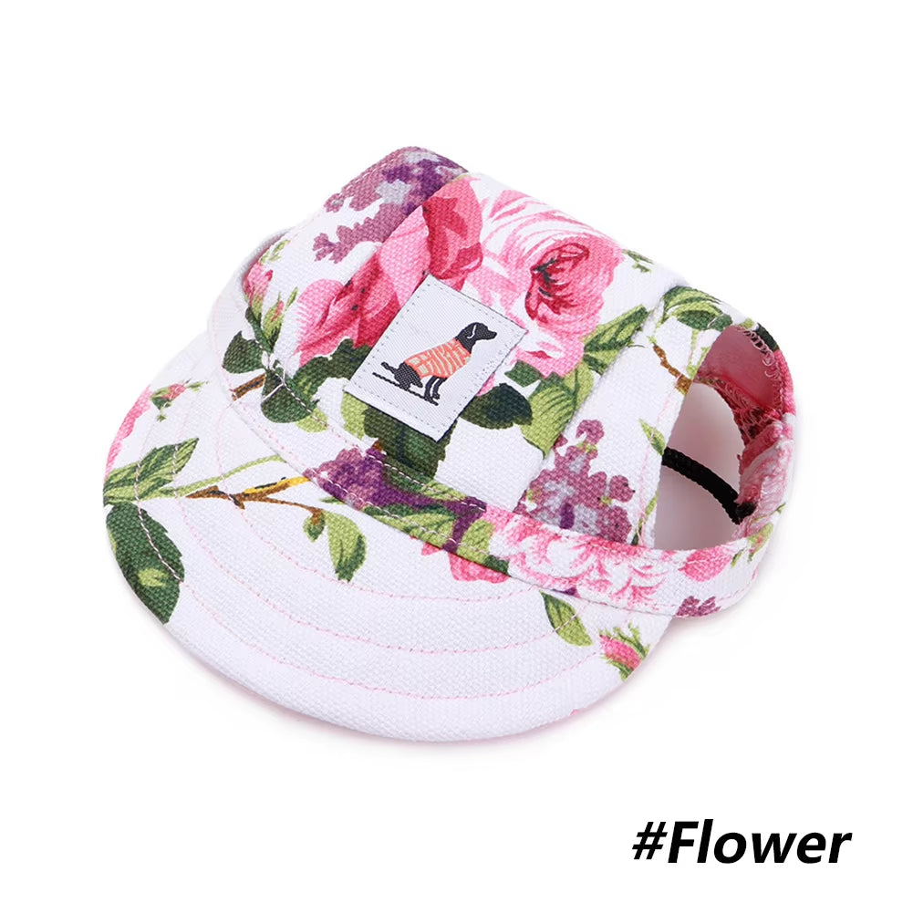 Pet Hat with Ear Holes Adjustable Baseball Cap for Large Medium Small Dogs Dog Cap Sun Hat Outdoor Hiking Pet Products