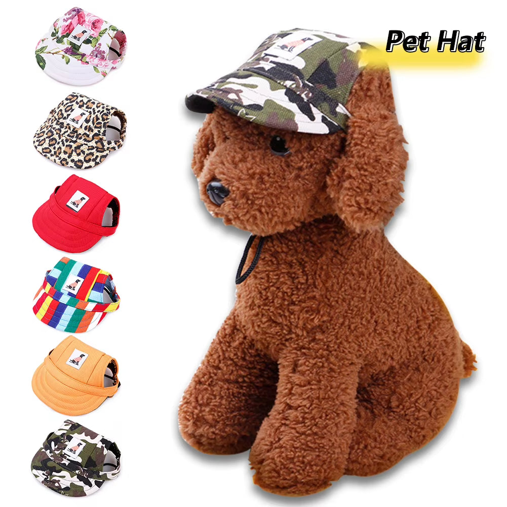 Pet Hat with Ear Holes Adjustable Baseball Cap for Large Medium Small Dogs Dog Cap Sun Hat Outdoor Hiking Pet Products