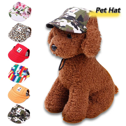 Pet Hat with Ear Holes Adjustable Baseball Cap for Large Medium Small Dogs Dog Cap Sun Hat Outdoor Hiking Pet Products