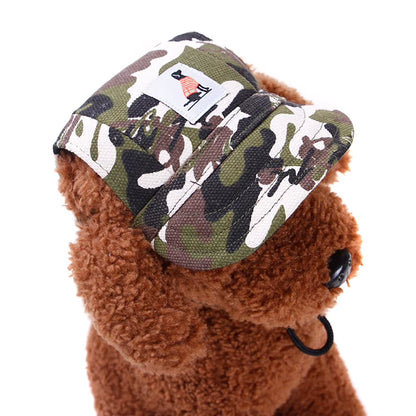 Pet Hat with Ear Holes Adjustable Baseball Cap for Large Medium Small Dogs Dog Cap Sun Hat Outdoor Hiking Pet Products