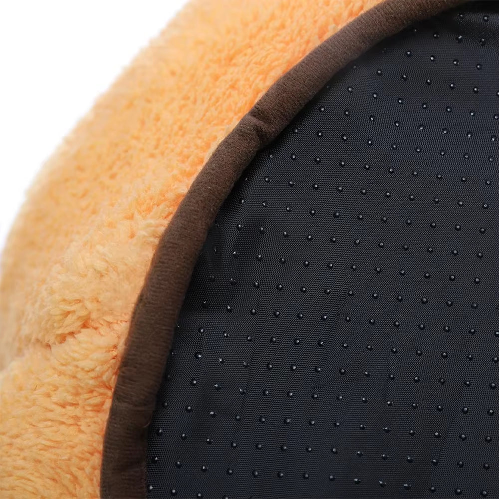 Dropshipping Halloween Pet Bed House Orange Dog Bed Animal Cave Nest Puppy Dog Kennel Cute Pet Cat Dog House High Quality