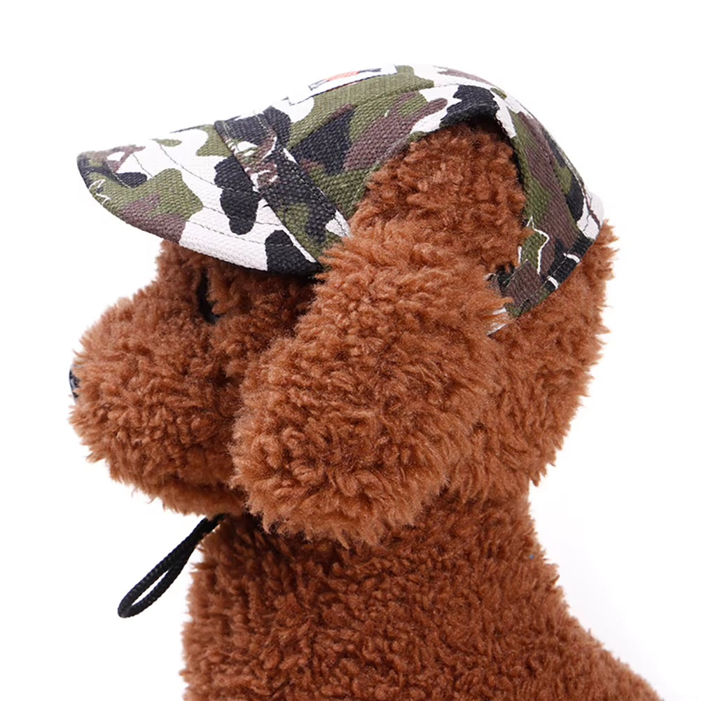 Pet Hat with Ear Holes Adjustable Baseball Cap for Large Medium Small Dogs Dog Cap Sun Hat Outdoor Hiking Pet Products